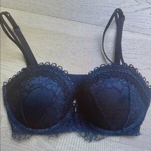 Elegant Black Lace Bra
